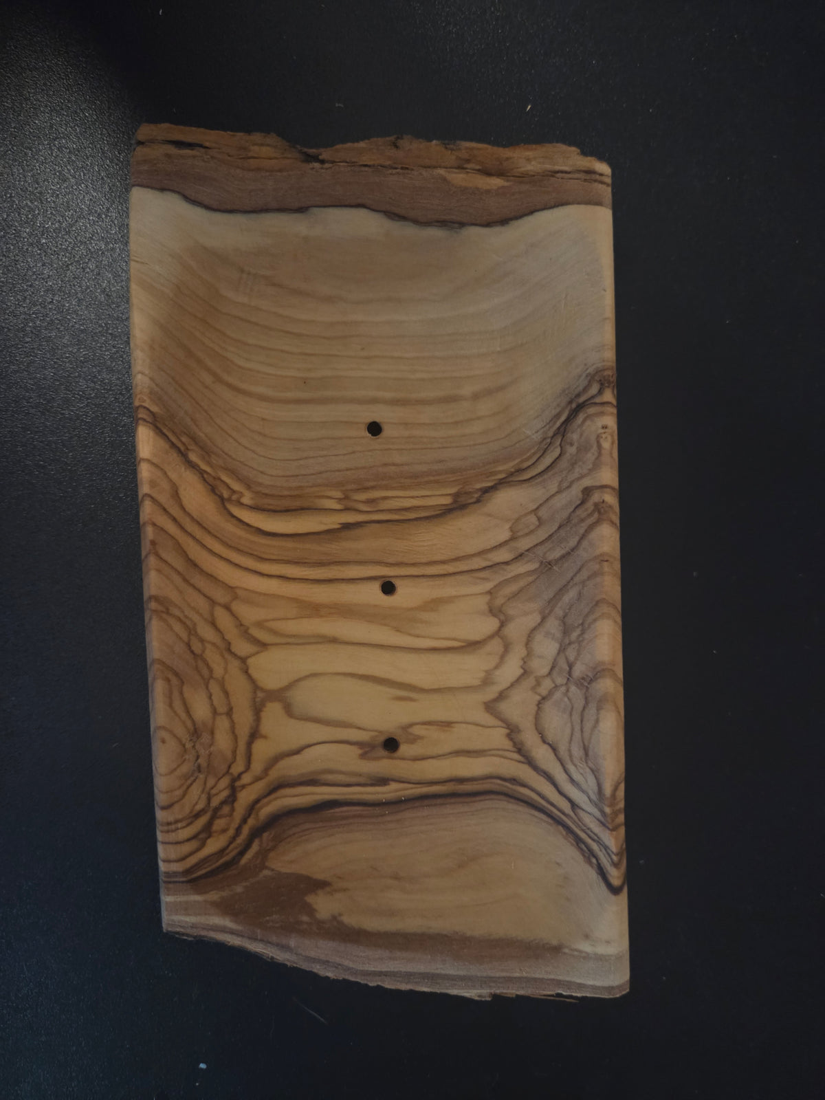 Handcrafted Olive Wood Soap Dish