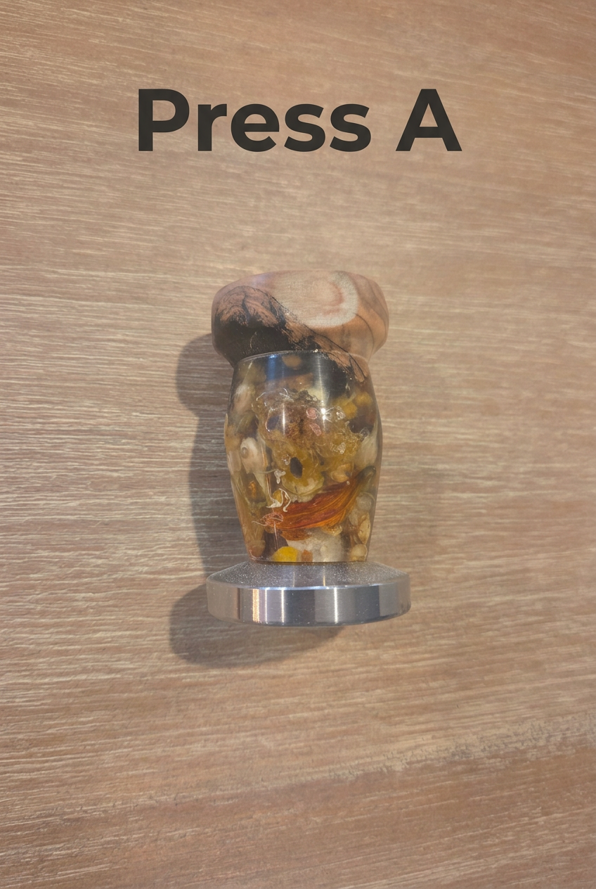 Fourth Coffee Press photo with Press A text