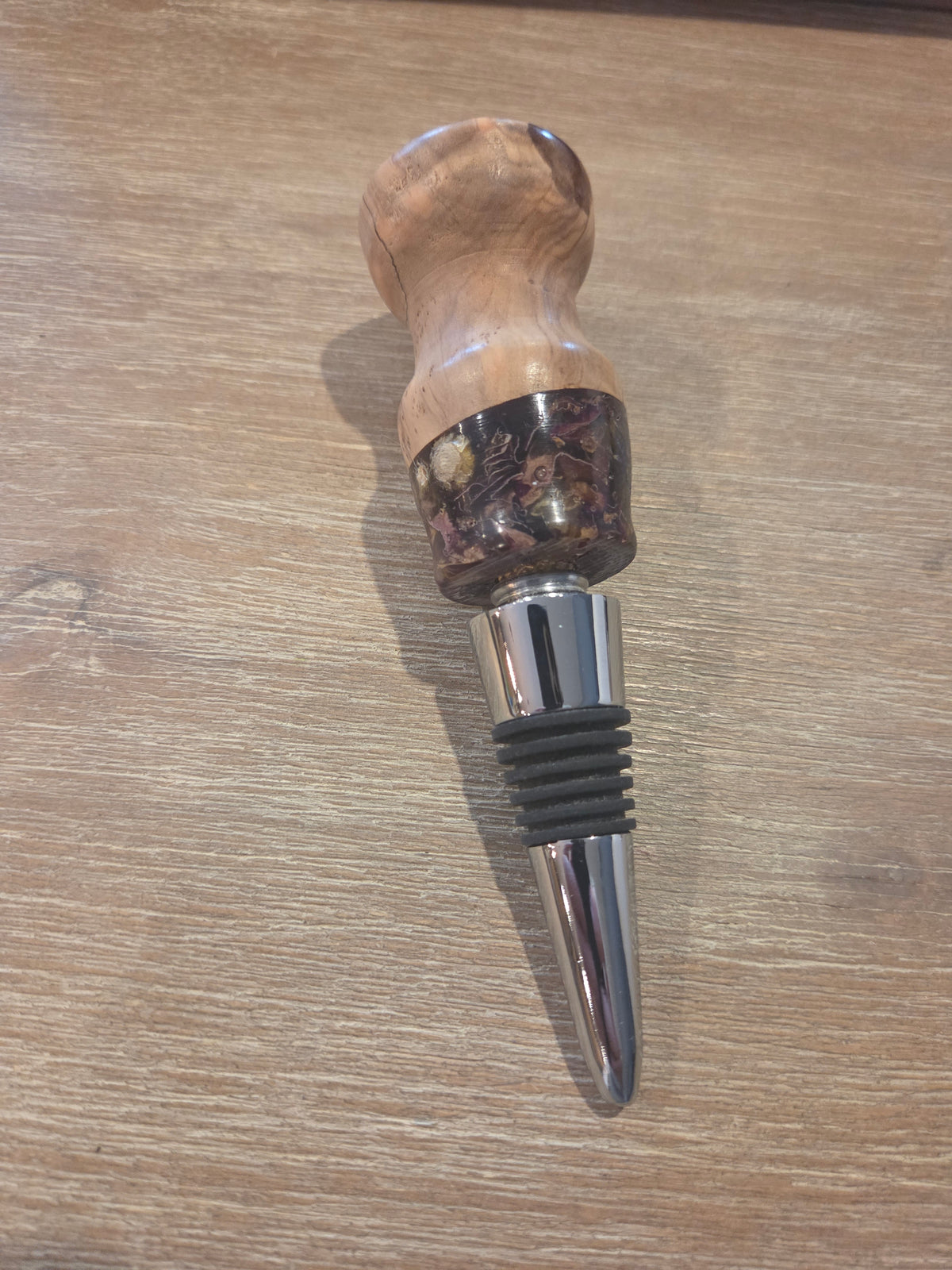 Wine Stopper with Cork Screw